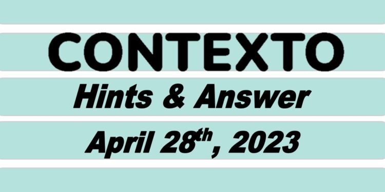 Daily Contexto 222 - April 28th 2023