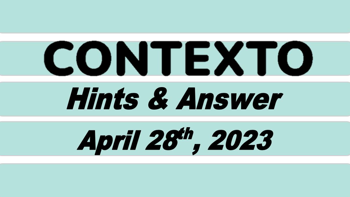 Daily Contexto 222 - April 28th 2023