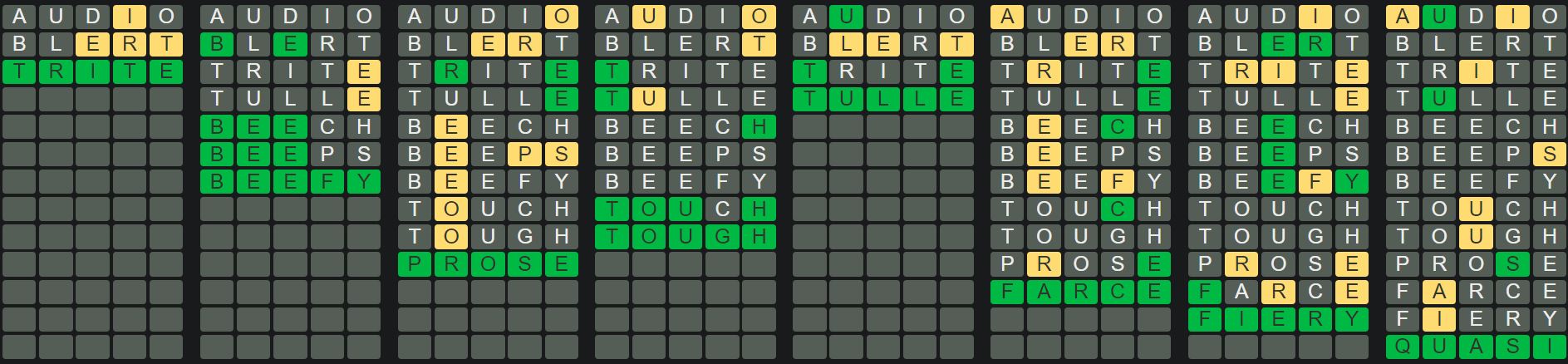 Daily Octordle 455 Answer - April 24th 2023