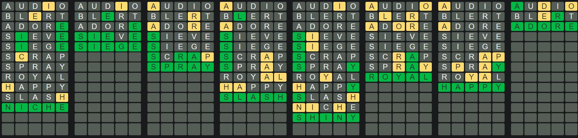 Daily Octordle 459 Answer - April 28th 2023
