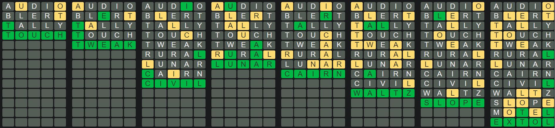 Daily Octordle 461 Answer - April 30th 2023