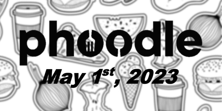 Daily Phoodle - 1st May 2023