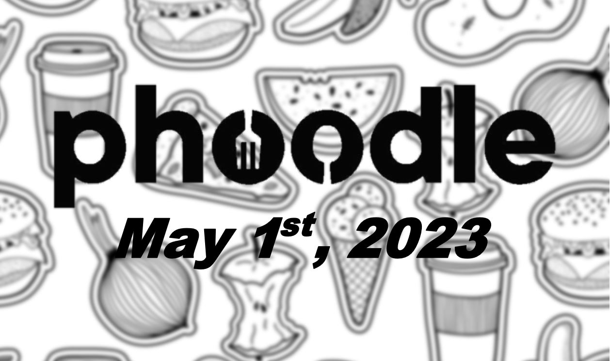 Daily Phoodle - 1st May 2023