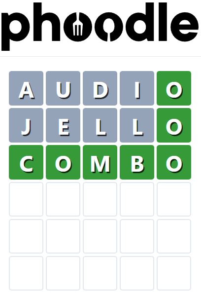 Daily Phoodle Answer 347 - 20th April 2023
