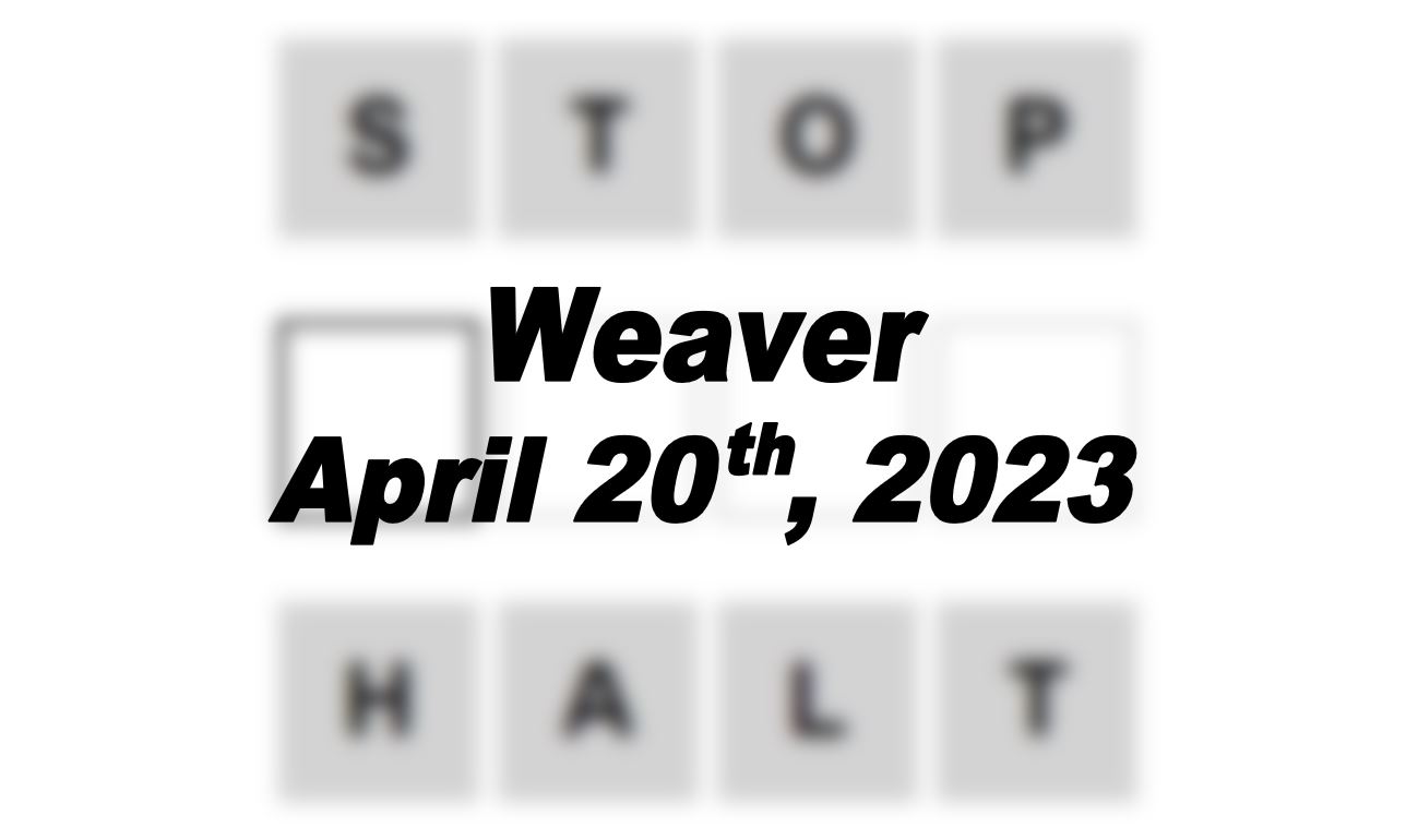 Daily Weaver - 20th April 2023