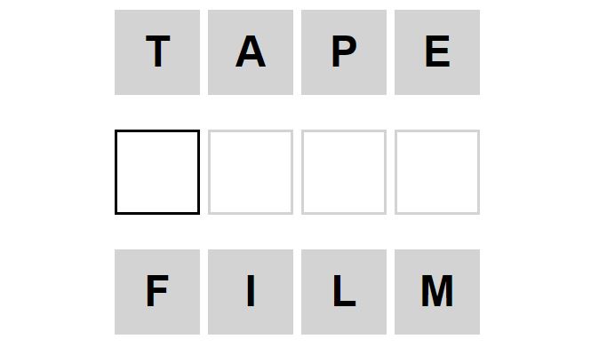 Daily Weaver Puzzle - 1st May 2023
