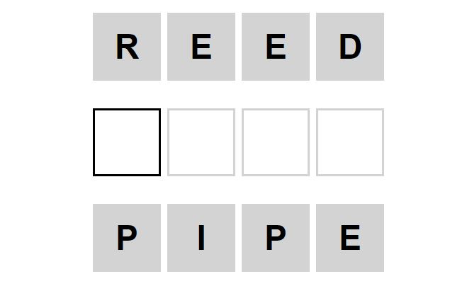 Daily Weaver Puzzle - 26th April 2023