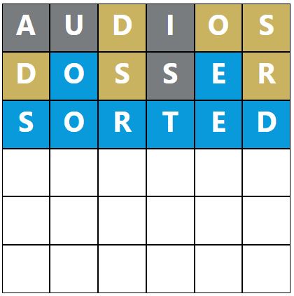 Daily Word Hurdle #915 Morning Answer - 20th April 2023