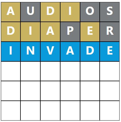 Daily Word Hurdle #918 Afternoon Answer - 21st April 2023