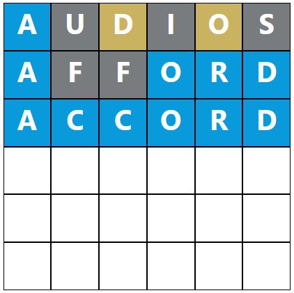 Daily Word Hurdle #921 Morning Answer - 23rd April 2023