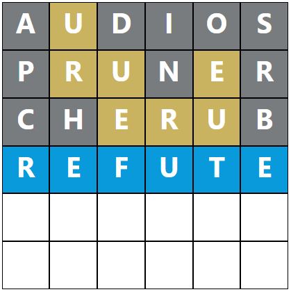 Daily Word Hurdle #922 Afternoon Answer - 23rd April 2023