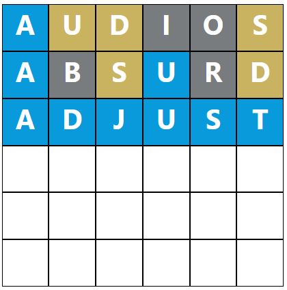 Daily Word Hurdle #923 Morning Answer - 24th April 2023