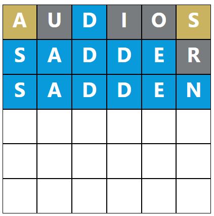 Daily Word Hurdle #924 Afternoon Answer - 24th April 2023