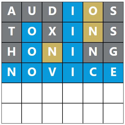 Daily Word Hurdle #927 Morning Answer - 26th April 2023