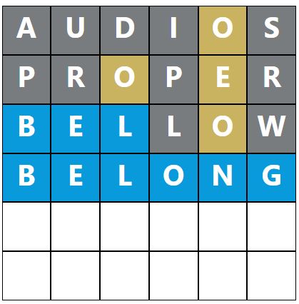 Daily Word Hurdle #932 Afternoon Answer - 28th April 2023