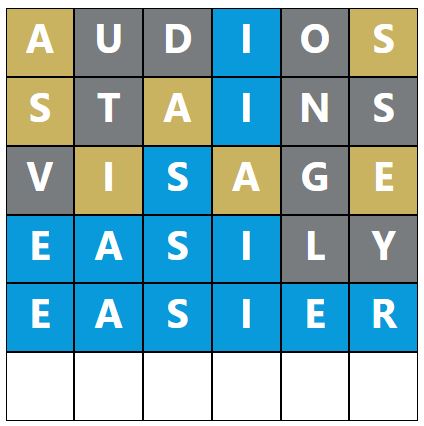 Daily Word Hurdle #935 Morning Answer - 30th April 2023
