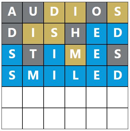Daily Word Hurdle #936 Afternoon Answer - 30th April 2023