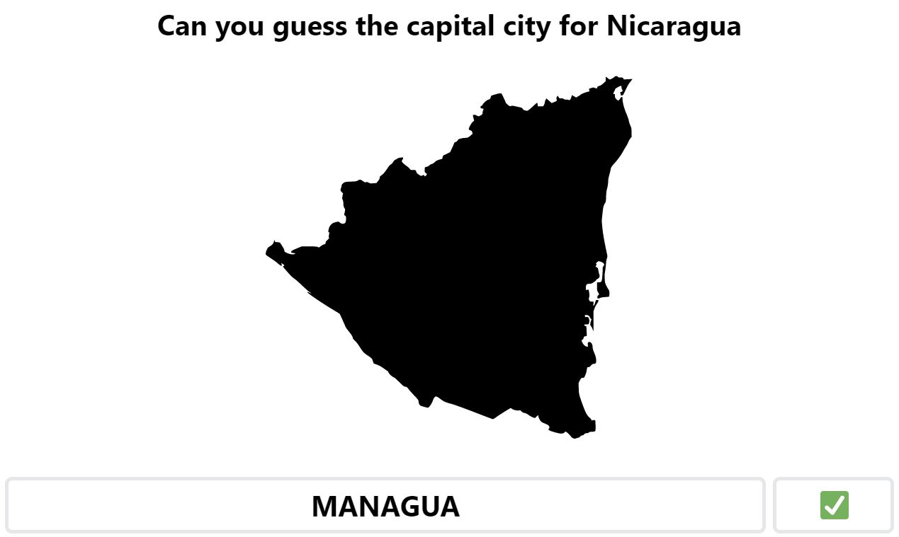 Daily Worldle 455 Bonus Capital City - April 21st 2023