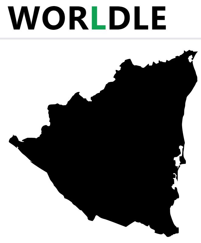 Daily Worldle 455 Country - April 21st 2023
