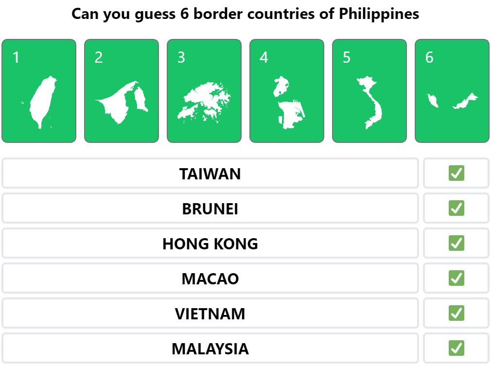 Daily Worldle 457 Bonus Neighbouring Countries Answers - April 23rd 2022