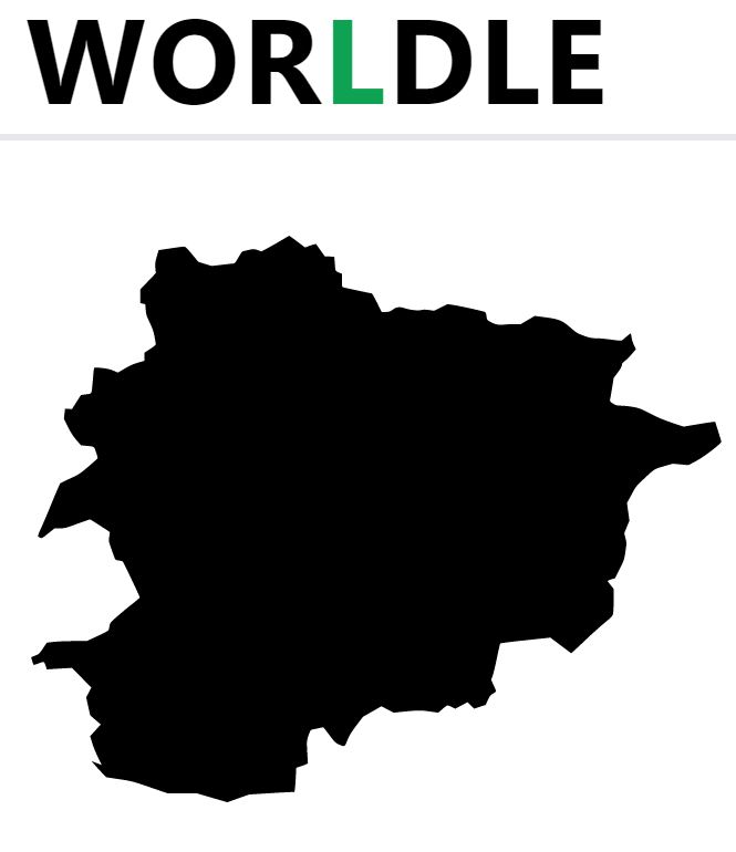 Daily Worldle 459 Country - April 25th 2023