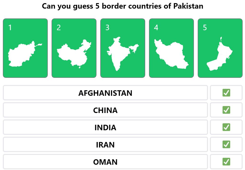 Daily Worldle 462 Bonus Neighbouring Countries Answers - April 28th 2022