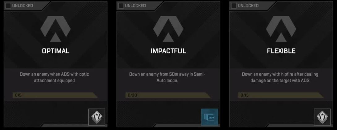 Apex Legends Weapon Mastery Trials
