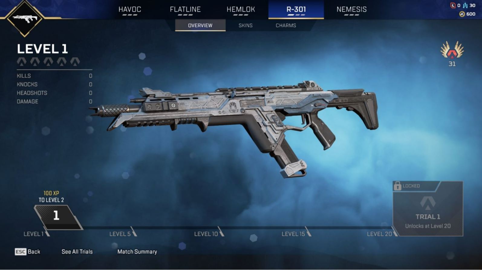 Apex Legends Weapon Mastery