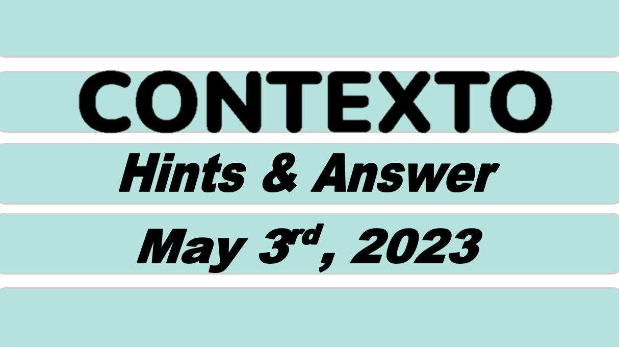 Daily Contexto 227 - May 3rd 2023