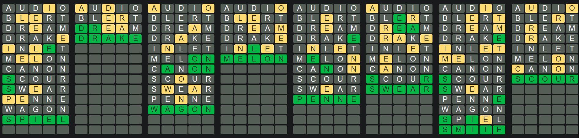 Daily Octordle 463 Answer - May 2nd 2023