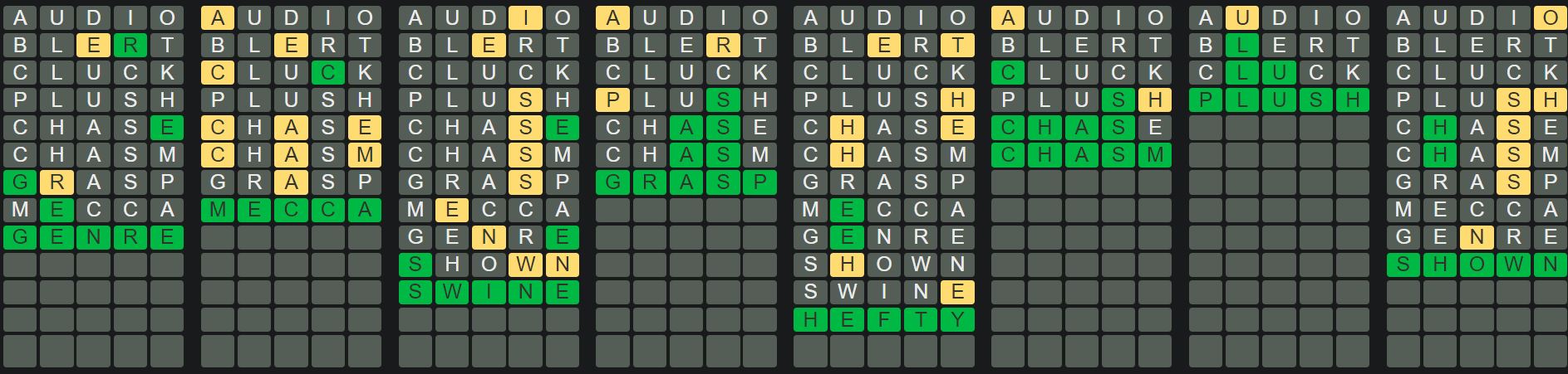 Daily Octordle 466 Answer - May 5th 2023