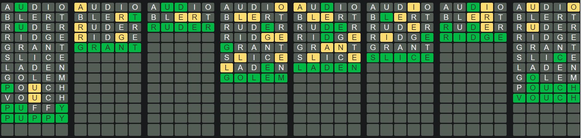 Daily Octordle 469 Answer - May 8th 2023