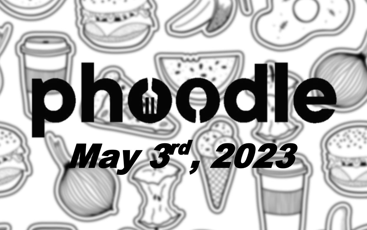Daily Phoodle - 3rd May 2023