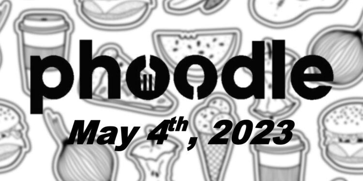 Daily Phoodle - 4th May 2023