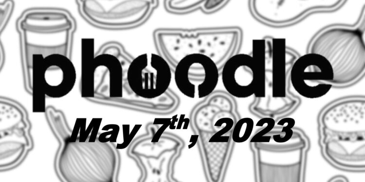 Daily Phoodle - 7th May 2023
