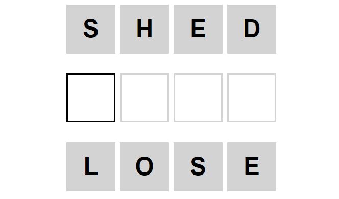 Daily Weaver Puzzle - 5th May 2023