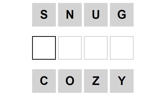Daily Weaver Puzzle - 7th May 2023