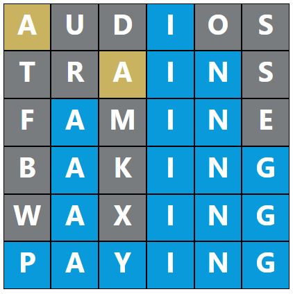 Daily Word Hurdle #949 Morning Answer - 7th May 2023