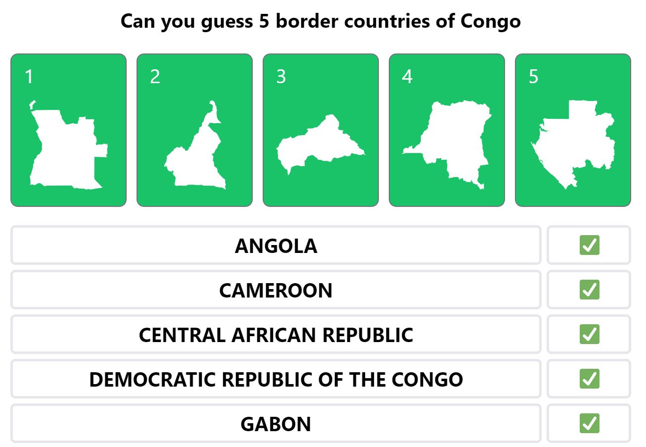 Daily Worldle 472 Bonus Neighbouring Countries Answers - May 8th 2022