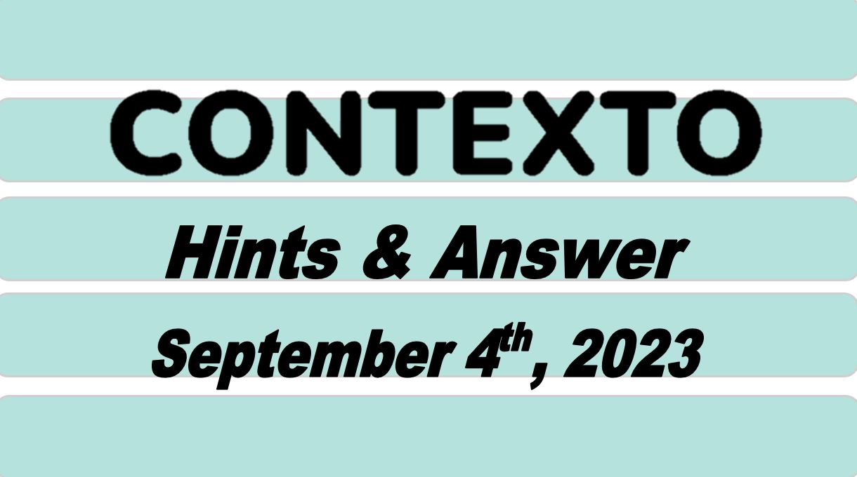 Daily Contexto 352 - September 4th 2023