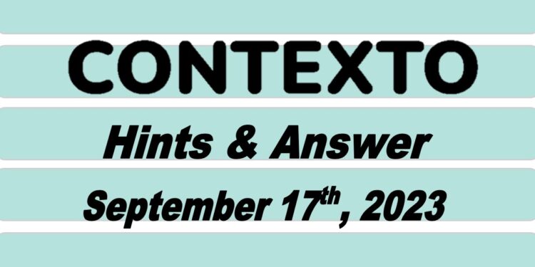 Daily Contexto 365 - September 17th 2023