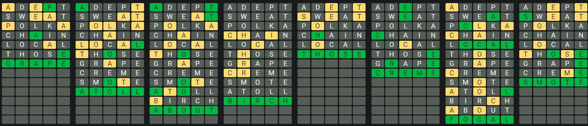 Daily Octordle 586 Rescue Answer - September 2nd 2023