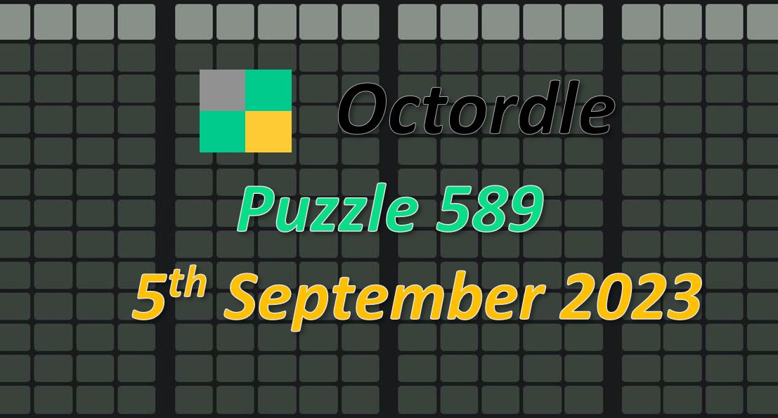 Daily Octordle 589 - September 5th 2023
