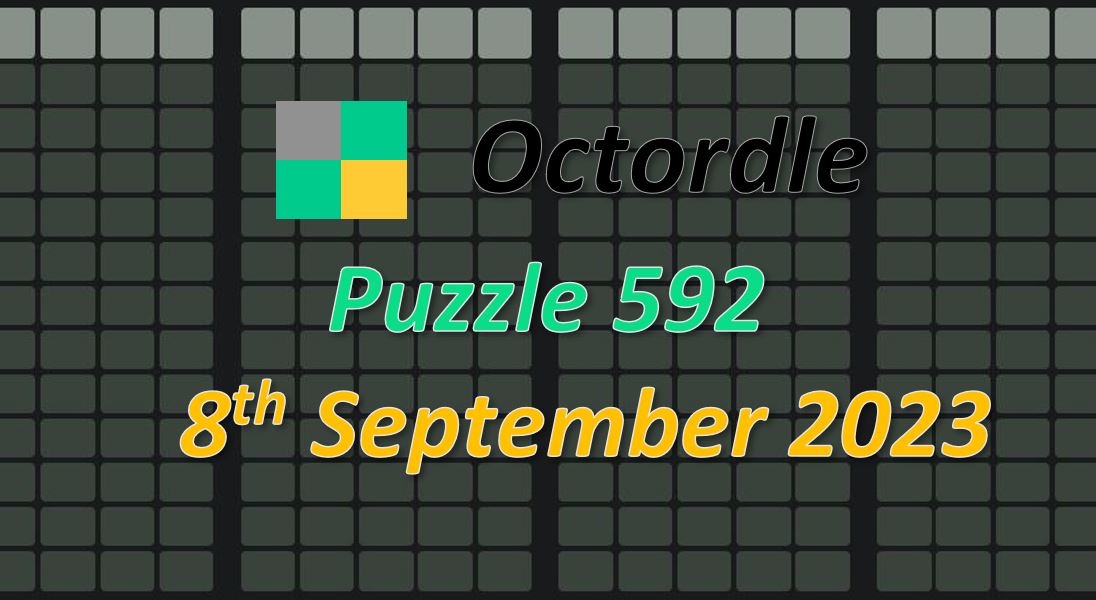 Daily Octordle 592 - September 8th 2023
