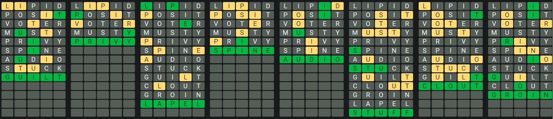 Daily Octordle 593 Rescue Answer - September 9th 2023