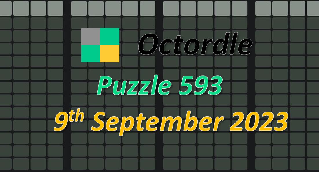 Daily Octordle 593 - September 9th 2023