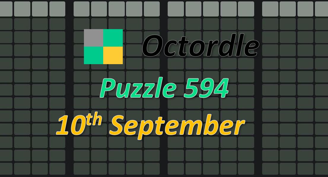 Daily Octordle 594 - September 10th 2023