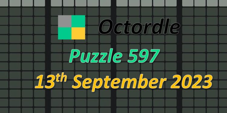 Daily Octordle 597 - September 13th 2023
