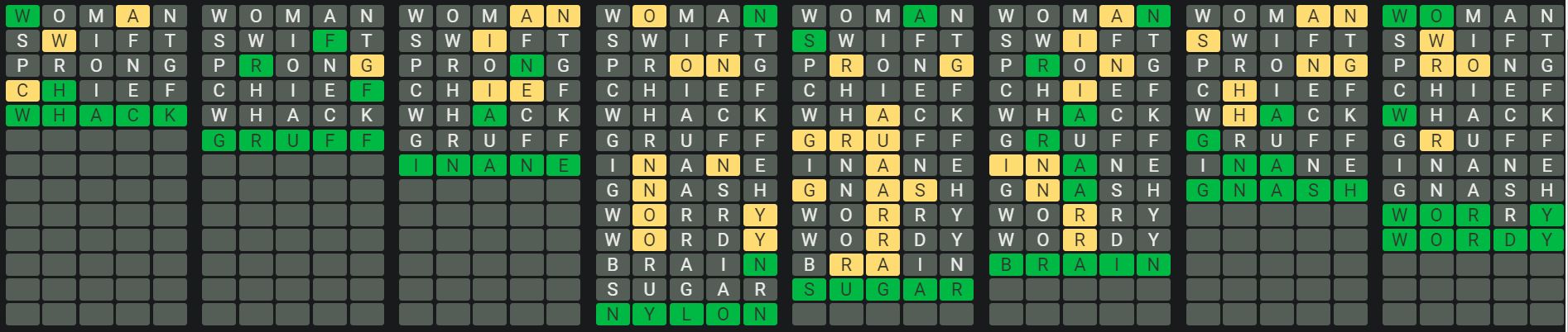 Daily Octordle 598 Rescue Answer - September 14th 2023