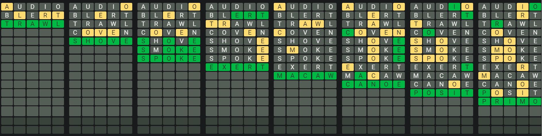 Daily Octordle 598 Sequence Answer - September 14th 2023